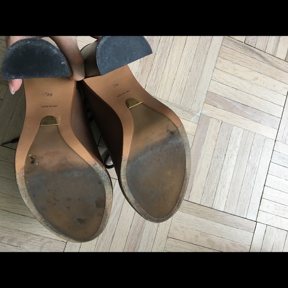 Chloe | Shoes | Chloe Brown Leather Boots Size 9 | Poshmark Chloe Leather Booties Brown 39 Size 9 Size